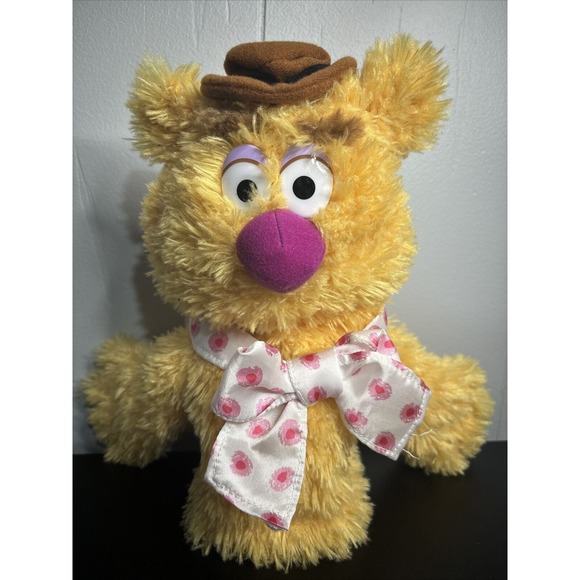 Disney Other - Disney Gund Fozzie Bear Hand Puppet With Bow Tie & Hat Jim Henson